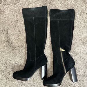 Michael Kors Regina Tall Black Leather Knee boot size 6